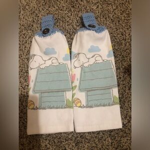 Snoopy Easter Hanging Towel Set